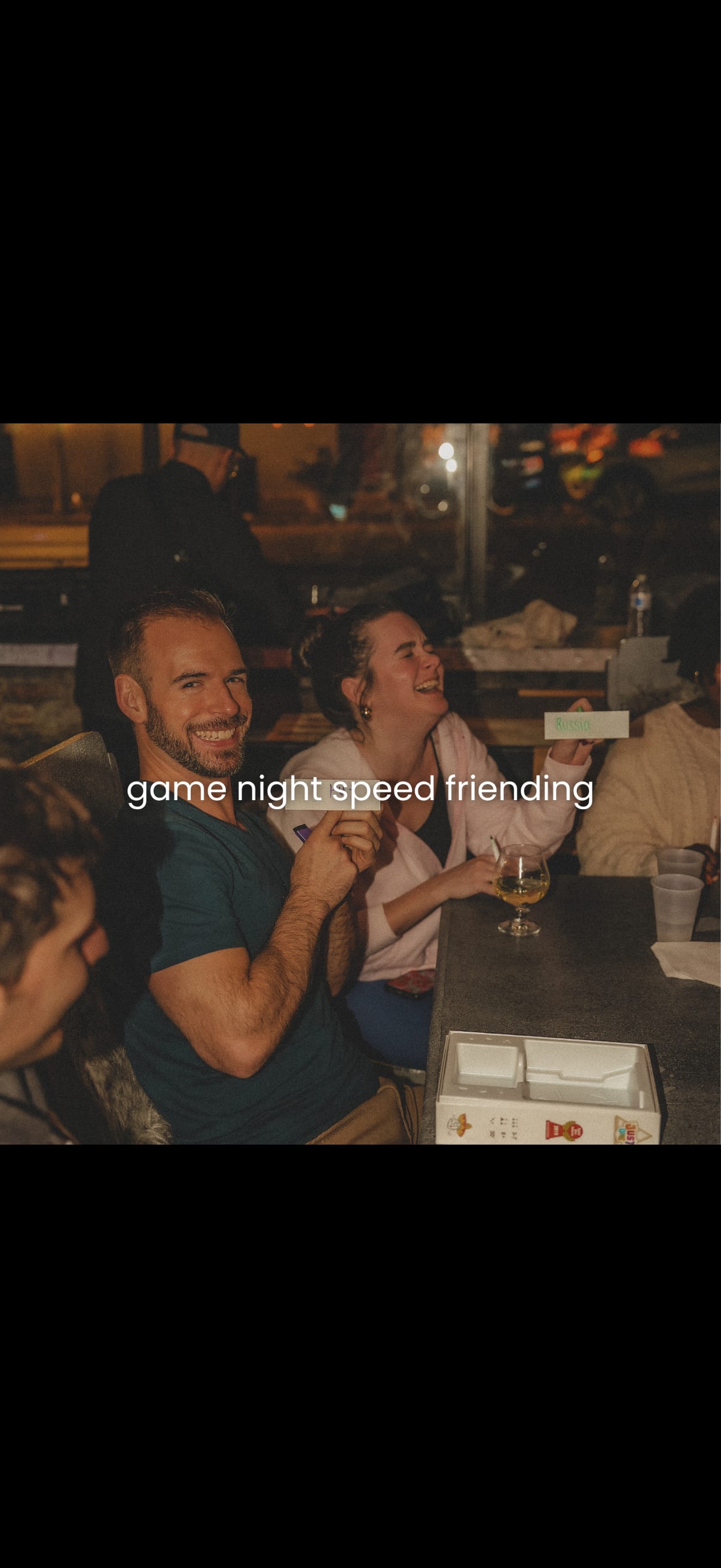 game night: speed friending 