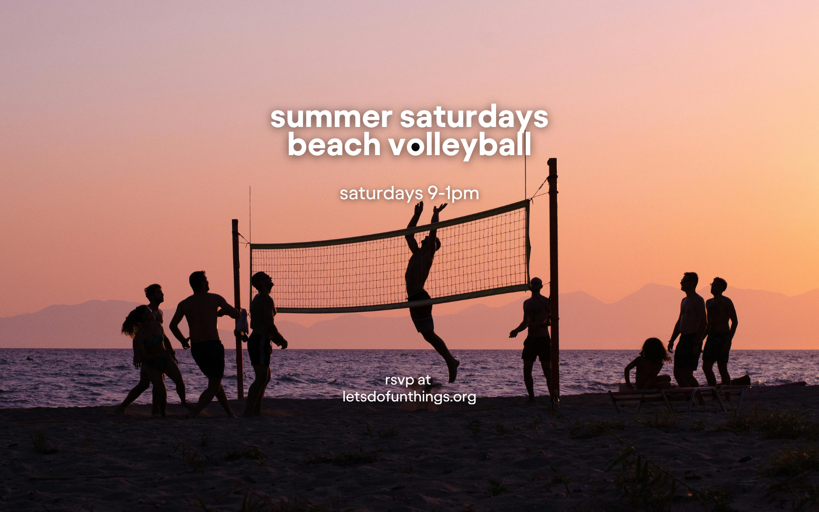 summer saturdays: beach volleyball