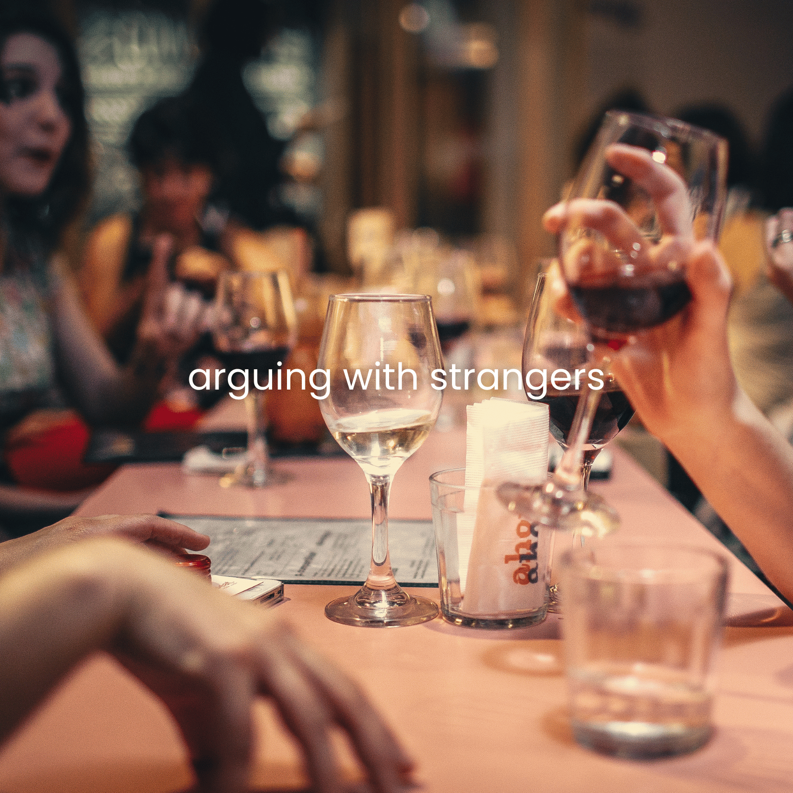arguing with strangers
